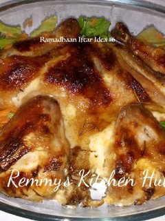 A picture of Rosemary Chicken #My4weeksChallenge.