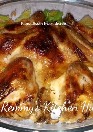 A picture of Rosemary Chicken #My4weeksChallenge.