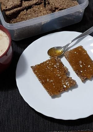 Foto di Creker con farina di lino