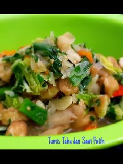 Foto resep Tumis Tahu dan Sawi Putih