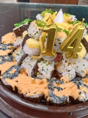 Cara Gampang Menyiapkan Resep Tumpeng sushi (sushi tart) ala fe yang Menggugah Selera Anti Ribet, Bisa Manjain Lidah
