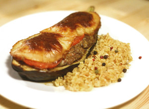 Töltött padlizsán recept fotója