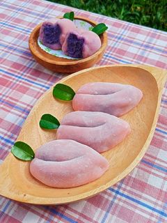 Foto resep Ube Mochi / Mochi Ubi Ungu