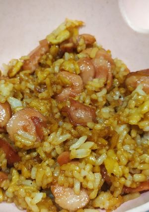 Foto resep Nasi goreng sosis kesukaan anak-anak