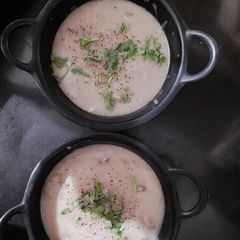 A picture of Vegan Mushroom soup.