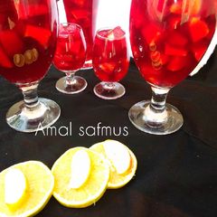 A picture of Hibiscus mocktail.