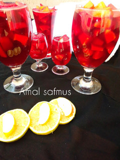 A picture of Hibiscus mocktail.