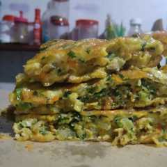 รูปของ Omelet sayur praktis