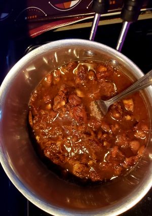 A picture of Jaggery tamarind sauce.