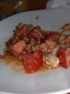 Una foto de Picadillo de tomate y atún