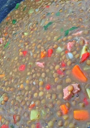 Una foto de Potaje/Sopa de lentejas🍛