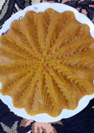 عکسی از دستور حلوای هویج