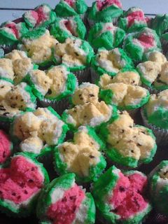 Foto resep Bolu kukus mekar semangka
