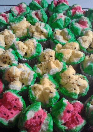 Foto resep Bolu kukus mekar semangka