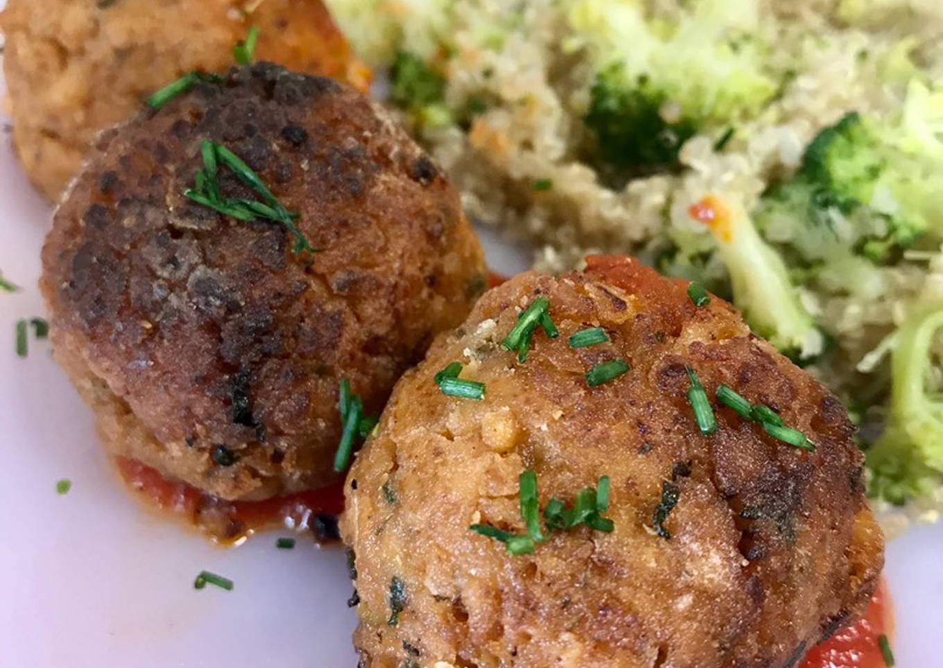 Albóndigas de soja texturizada