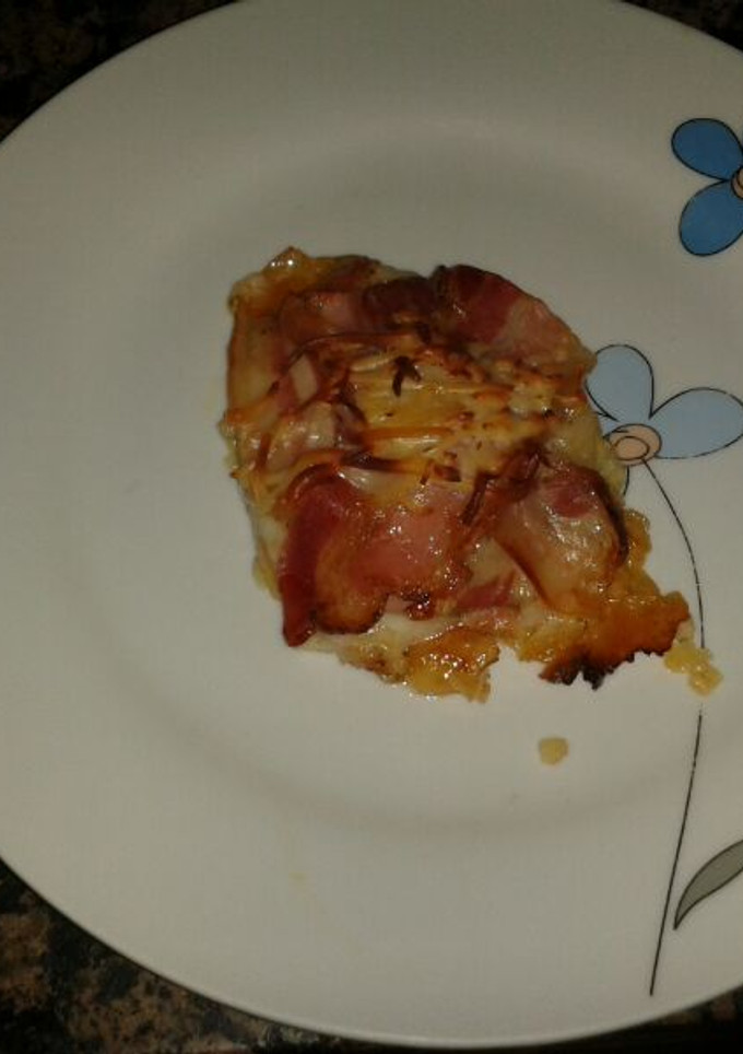 Una foto de Lomo al horno con panceta y mozzarella