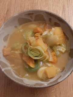 Una foto de Sopa de verduras