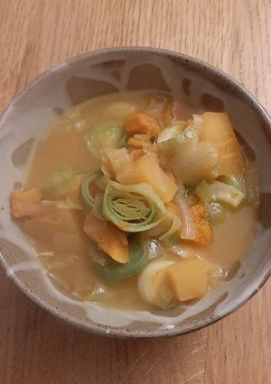 Una foto de Sopa de verduras