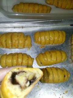 Foto resep Roti isi pisang coklat kesayangan keluarga