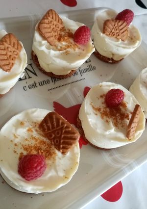 Une photo de Minis Cheesecake speculos