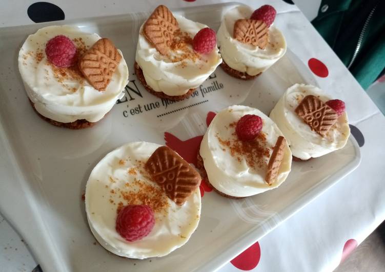 Recette de Super rapide Fait maison Minis Cheesecake speculos