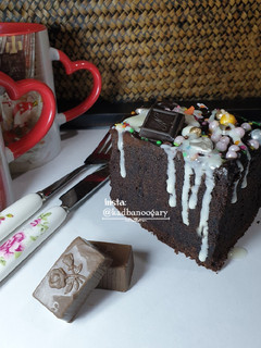 عکسی از دستور کیک شکلاتی ساده