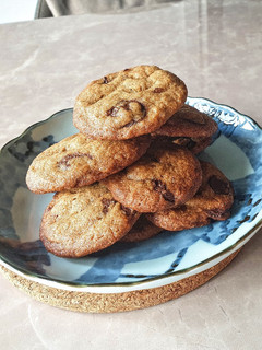 A picture of Chewy chocolate cookies.