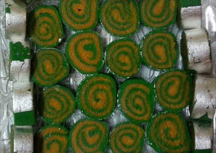 Recipe of Ultimate Shahi Pista Pinwheels