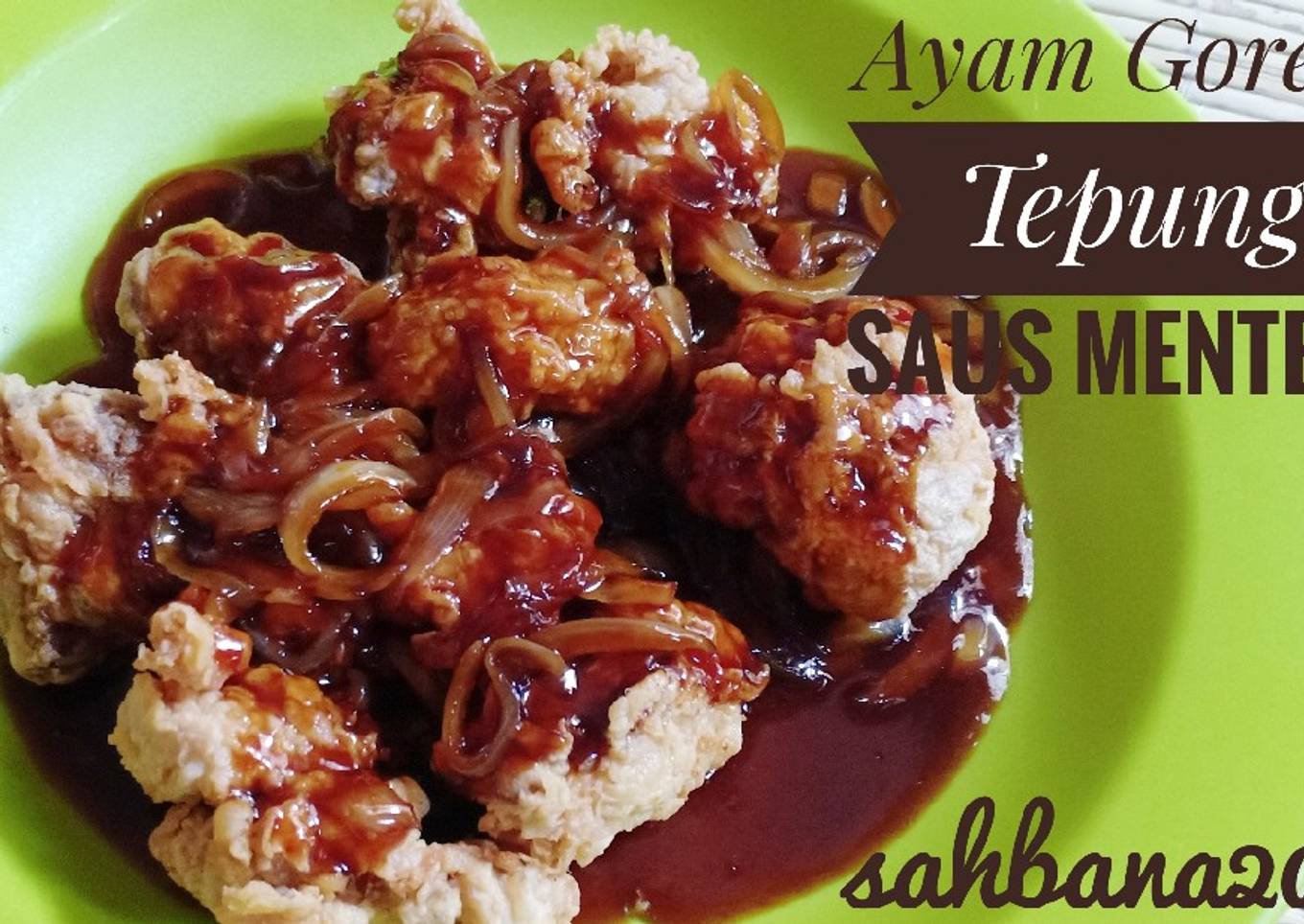 Ayam Goreng Bunga Sos Mentega