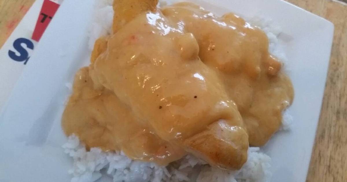 Chicken w/ Easy Roasted Bell Pepper Cream Sauce Recipe by ChefDoogles