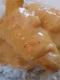 Chicken w/ Easy Roasted Bell Pepper Cream Sauce