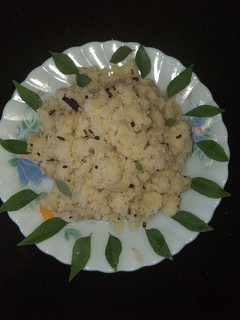 A picture of Rava upma.