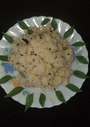 A picture of Rava upma.