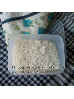 Foto resep Tepung serbaguna homemade (no bumbu)