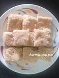 Vrat Mysore pak (desiccated coconut)