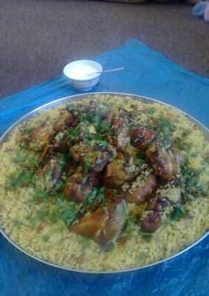 صورة لوصفة كبسه 🍗🍗
