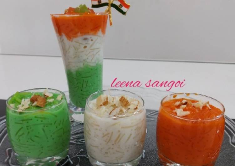 Simple Way to Make Favorite Tricolour vermicelli payasam