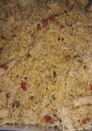 A picture of Vegetable rice.