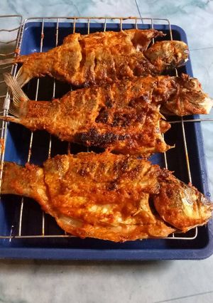 Foto resep Panggang ikan mas