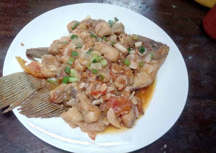 Resep Gurami saus tiram yang Enak Banget