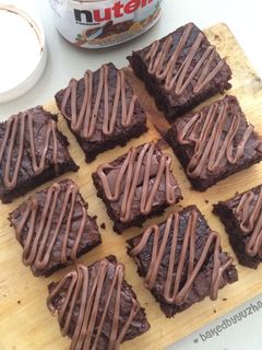 Foto resep Fudgy Nutella Brownies