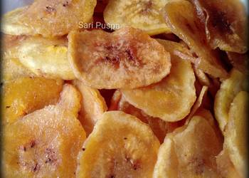 Resep Populer Keripik Pisang (manis) Sedap Nikmat