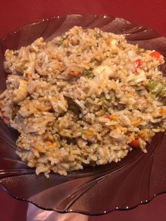 Una foto de Arroz con Quimbombó