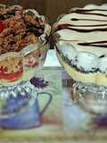 Custard biscuit pudding