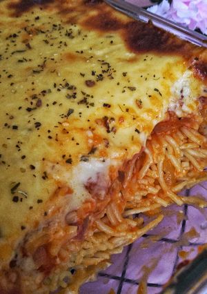 Foto resep Spaghetti Cheese Creme Brulee