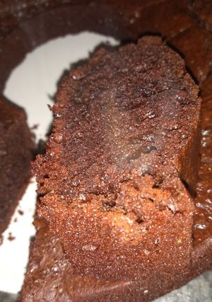 Una foto de Budín de doble chocolate