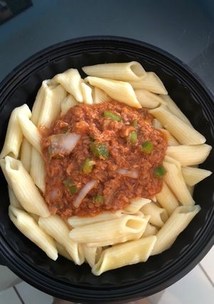 Una foto de Pasta con atún