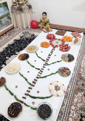 عکسی از دستور یلدای ۱۴۰۰
