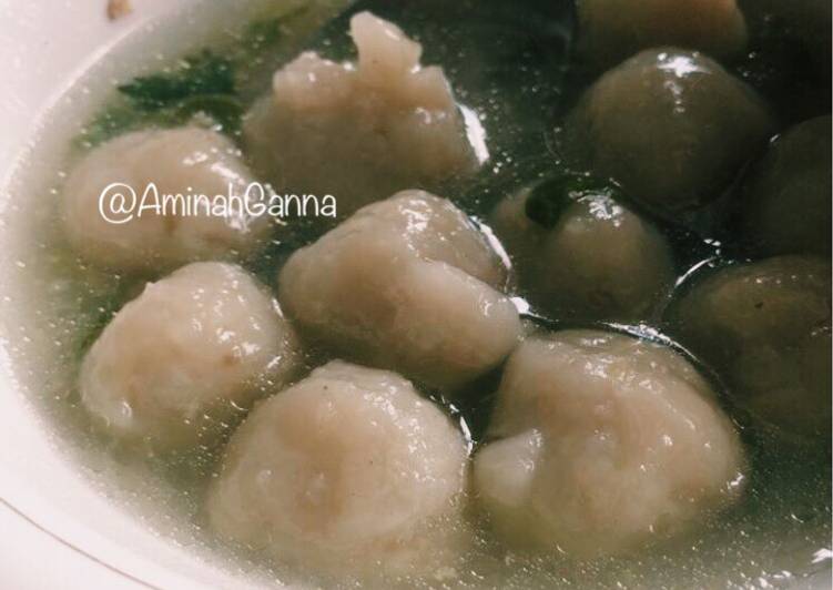 Pentol ayam kuah