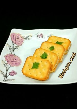 عکسی از دستور کراکر الویه 😋😍 فینگرفود